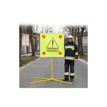 Znak rozstawny ostrzegawczy „WYPADEK”